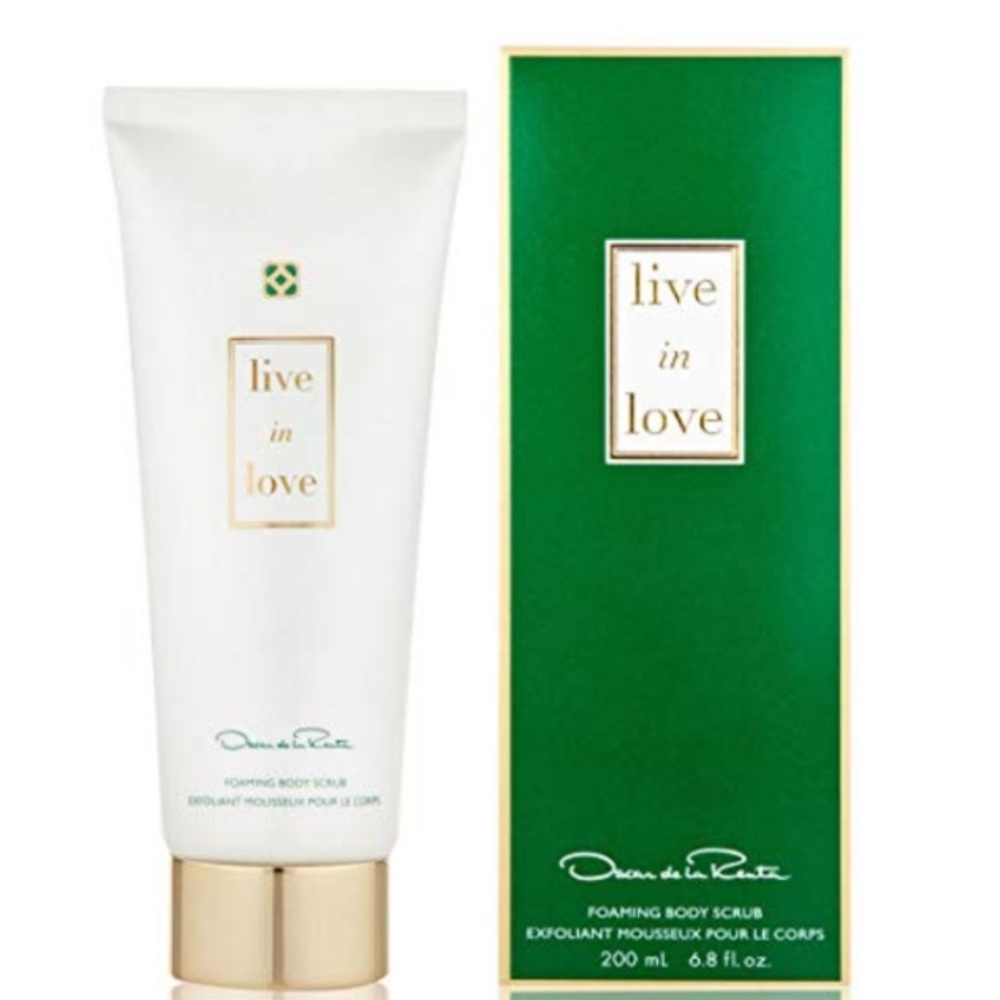 Oscar de la Renta Live in Love Foaming Body Scrub